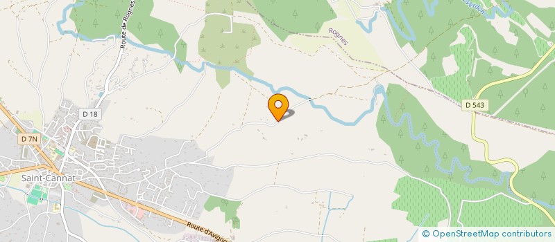 localisation de l'entreprise GARRIC  SAINT-CANNAT