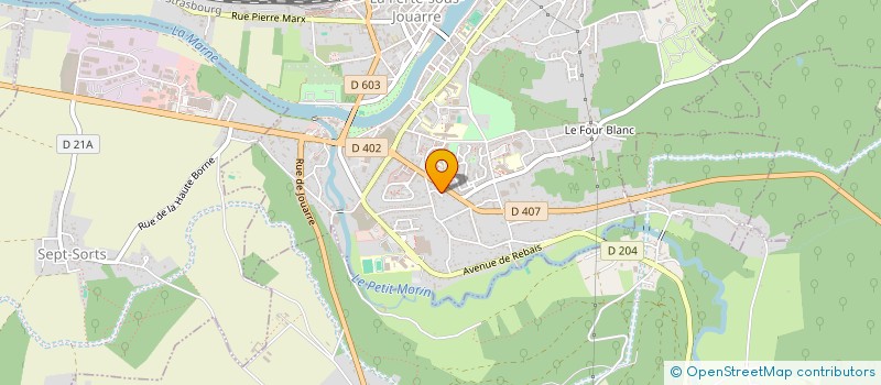 localisation de l'entreprise GARRIDO FRERES à LA FERTE-SOUS-JOUARRE