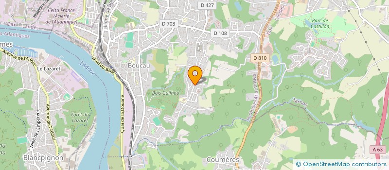 localisation de l'entreprise GARRIDO GERARD PATRIMOINE  BOUCAU