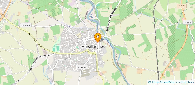 localisation de l'entreprise GARRIGOUILLE  MARSILLARGUES