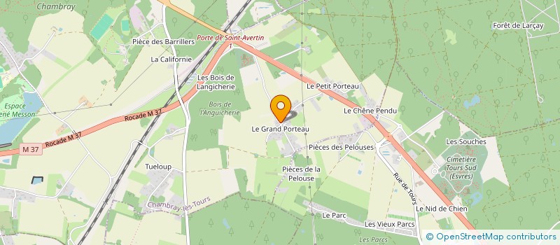 localisation de l'entreprise GARRIGUE  CHAMBRAY-LES-TOURS