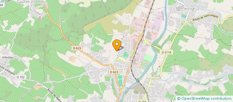 localisation de l'entreprise GARRIGUE  LIMOUX