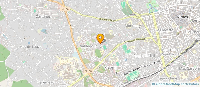 localisation de l'entreprise GARRIGUE P ET MF DEVILLE B  NIMES