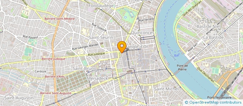 localisation de l'entreprise GARRIGUE PERE ET FILS à BORDEAUX