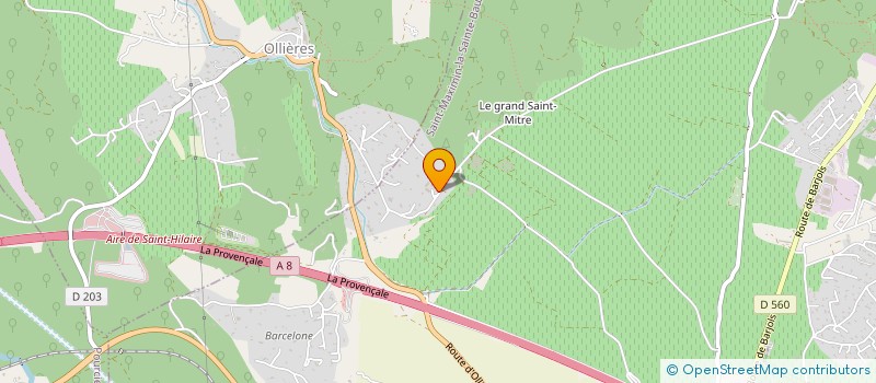localisation de l'entreprise GARRIGUES à SAINT-MAXIMIN-LA-SAINTE-BAUME
