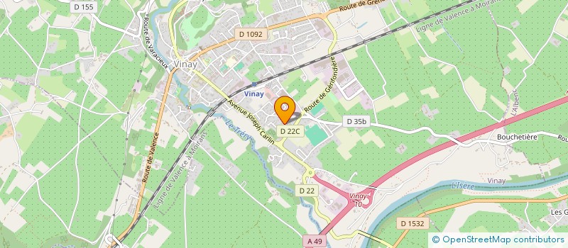 localisation de l'entreprise GARRIGUES ESCANEZ LMNP à FONTAINE