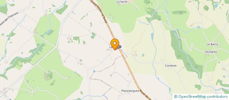 localisation de l'entreprise GARRIGUES JEAN-LUC ET CATHERINE  MORLHON-LE-HAUT