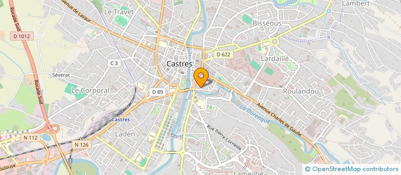 localisation de l'entreprise GARRIGUES-MAS IMMOBILIER à CASTRES