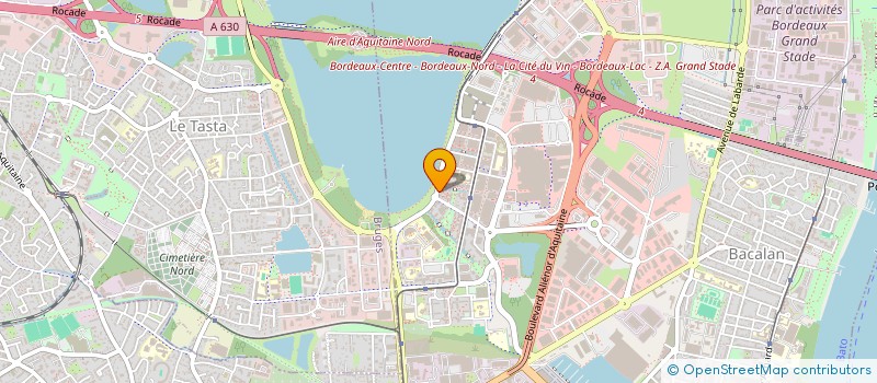 localisation de l'entreprise GARRIGUES TUDELA à BORDEAUX
