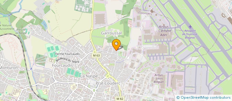 localisation de l'entreprise GARRIGUET IMMO à COLOMIERS