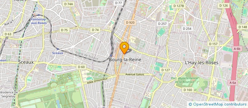 localisation de l'entreprise GARRIVE à BOURG-LA-REINE