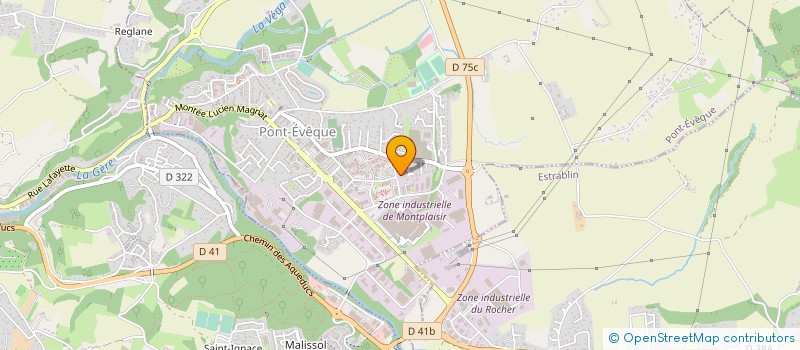 localisation de l'entreprise GARRIVIER - MASSOT  PONT-EVEQUE