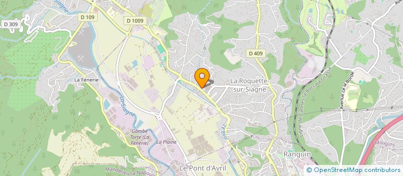 localisation de l'entreprise GARRO  LA ROQUETTE-SUR-SIAGNE