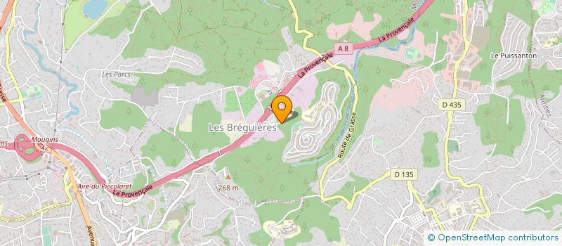 localisation de l'entreprise GARRONE TECHTURA à MOUGINS