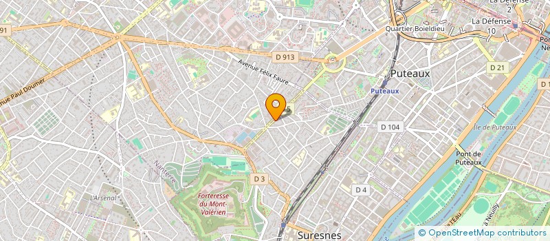 localisation de l'entreprise GARROS DEVELOPPEMENT à SURESNES