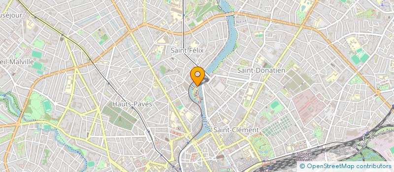 localisation de l'entreprise GARROS PHILIPPE  NANTES