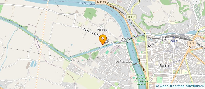 localisation de l'entreprise GARROS TRAITEMENTS à LE PASSAGE
