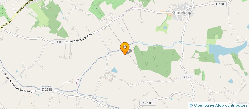 localisation de l'entreprise GARROTINS  GRATELOUP-SAINT-GAYRAND