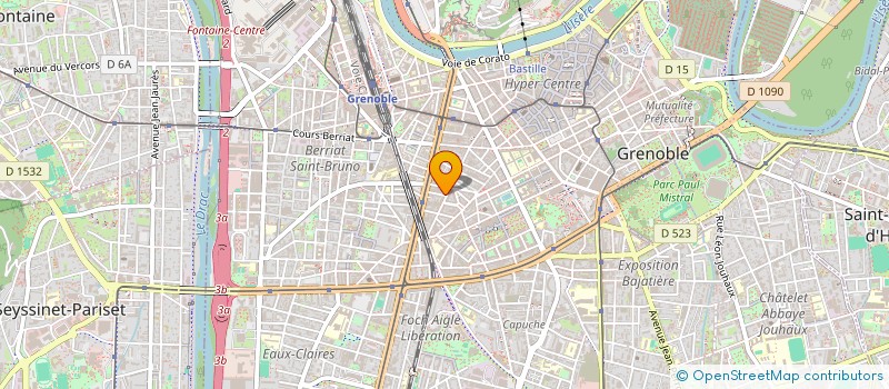 localisation de l'entreprise GARROUX CONSULTING à GRENOBLE