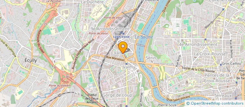 localisation de l'entreprise GARRY BERTHOT ASSOCIES  LYON