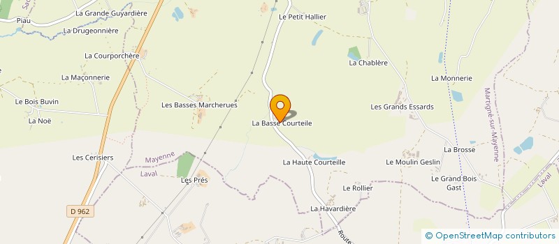 localisation de l'entreprise GARRY GUYEN  MARTIGNE-SUR-MAYENNE