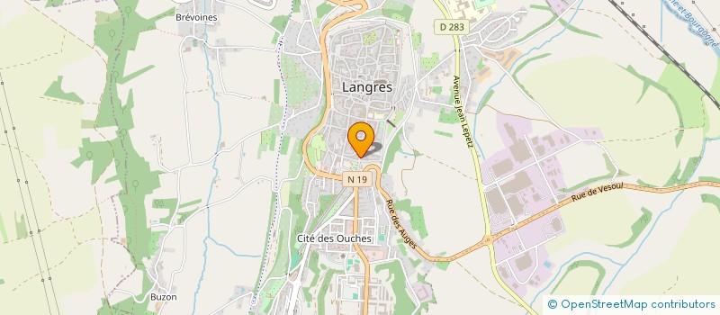 localisation de l'entreprise GARS à LANGRES
