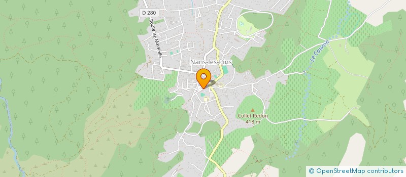 localisation de l'entreprise GARSAUD ELECTRIC  NANS-LES-PINS