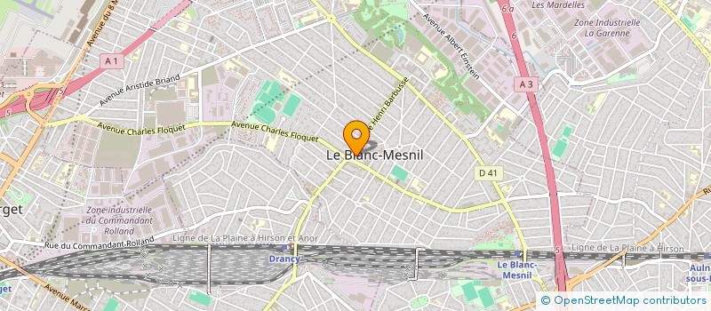 localisation de l'entreprise GARSON LOREN NOTAIRE à LE BLANC-MESNIL
