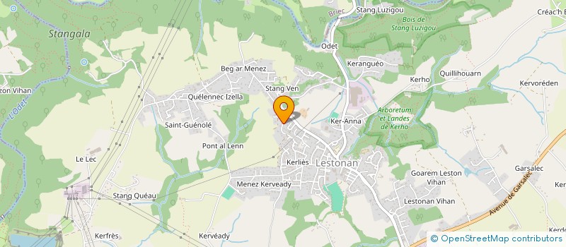 localisation de l'entreprise GART  ERGUE-GABERIC