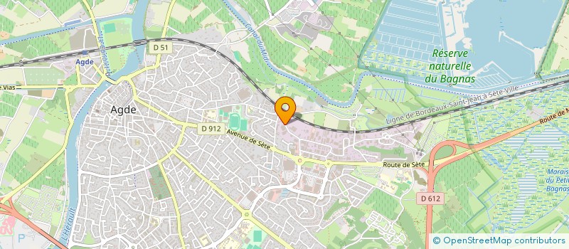localisation de l'entreprise GARTALOS  2  AGDE