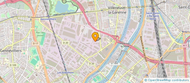 localisation de l'entreprise GARTAXI à VILLENEUVE-LA-GARENNE