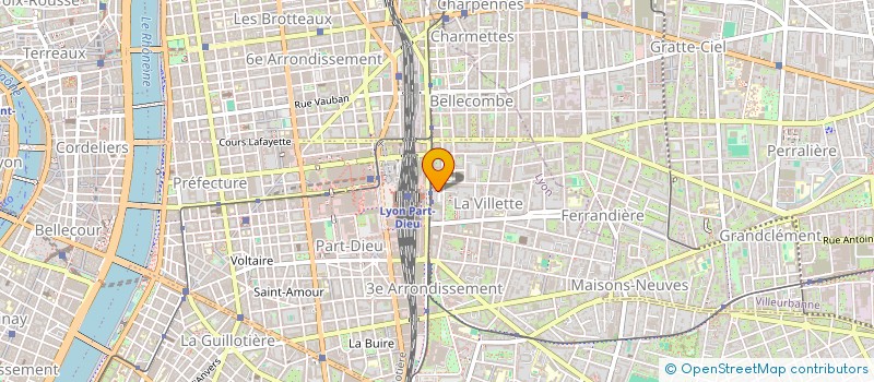 localisation de l'entreprise GARTEC à LYON
