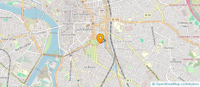 localisation de l'entreprise GARUDA CENTER ASSOCIATION  TOULOUSE