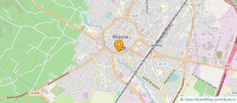 localisation de l'entreprise GARUM à BEAUNE
