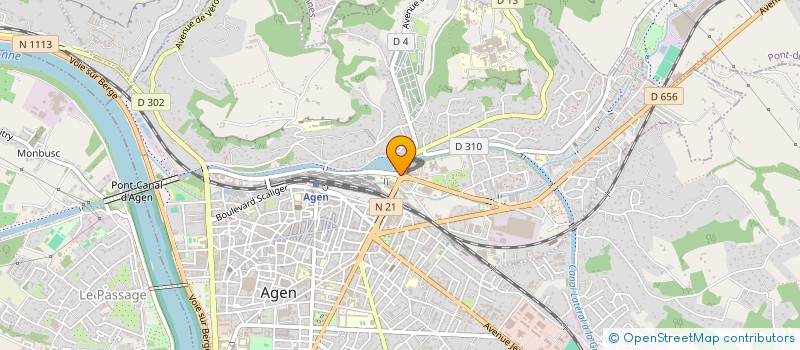 localisation de l'entreprise GARUMNA CAMPUS  AGEN