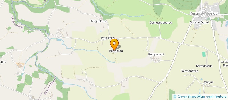 localisation de l'entreprise GARVIN RECORDZ à KERGRIST-MOELOU