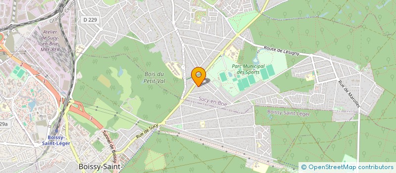 localisation de l'entreprise GARY  SUCY-EN-BRIE