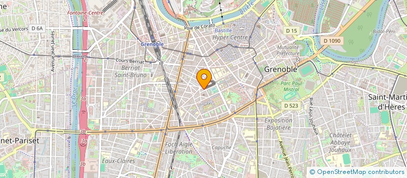 localisation de l'entreprise GARY DIVERS à GRENOBLE