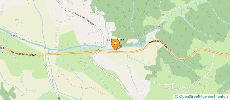 localisation de l'entreprise GARY E.G.E.  PEYROLE