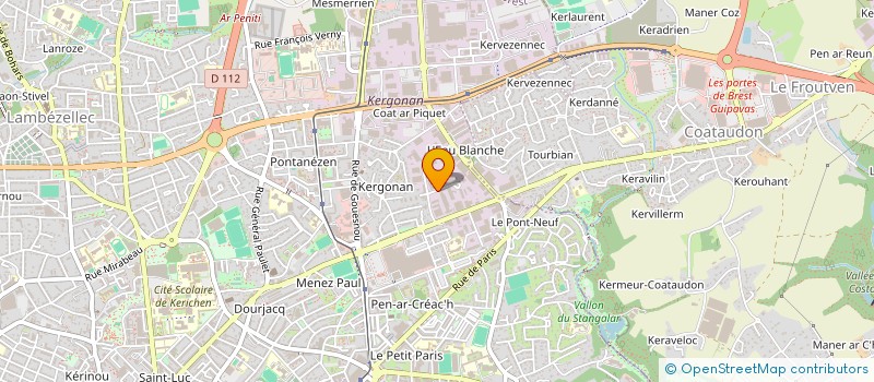 localisation de l'entreprise GARY GARDEN à BREST