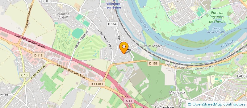 localisation de l'entreprise GARY'S  VILLENNES-SUR-SEINE