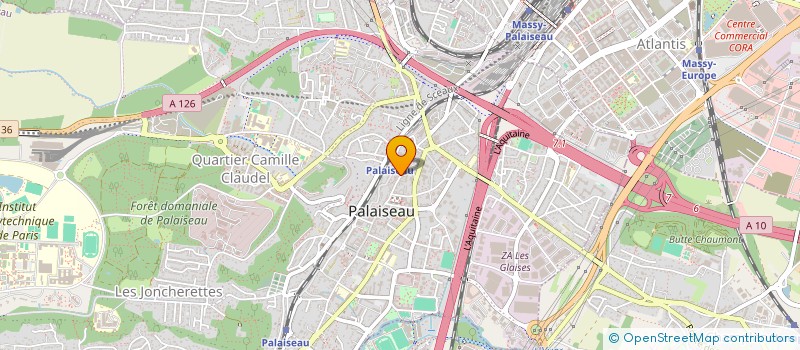 localisation de l'entreprise GARYLAURE à PALAISEAU