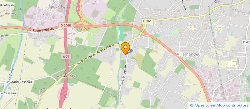 localisation de l'entreprise GARYSOFT  VILLEMANDEUR