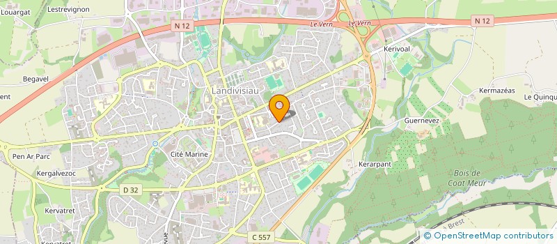 localisation de l'entreprise GAS DE SAINT THIVISIAU  LANDIVISIAU