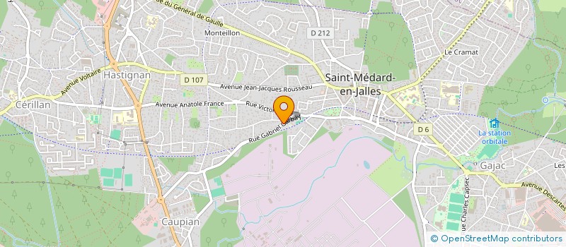 localisation de l'entreprise GASADA  SAINT-MEDARD-EN-JALLES