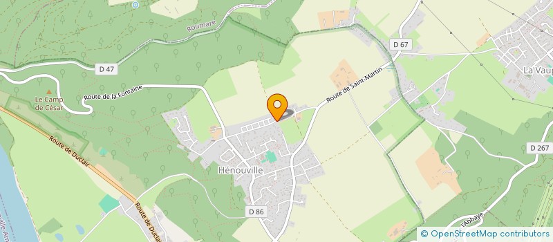 localisation de l'entreprise GASALA  HENOUVILLE