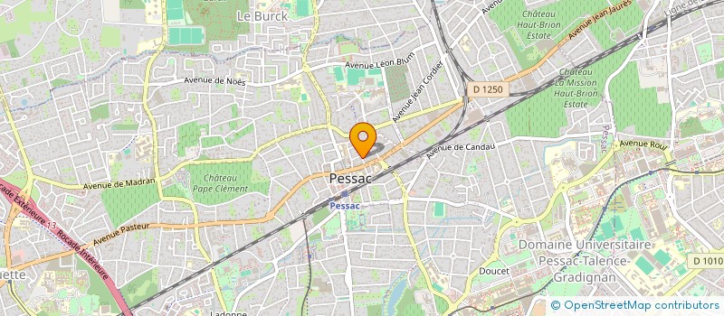 localisation de l'entreprise GASALI  PESSAC