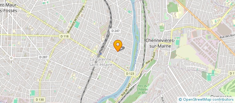 localisation de l'entreprise GASAO à SAINT-MAUR-DES-FOSSES