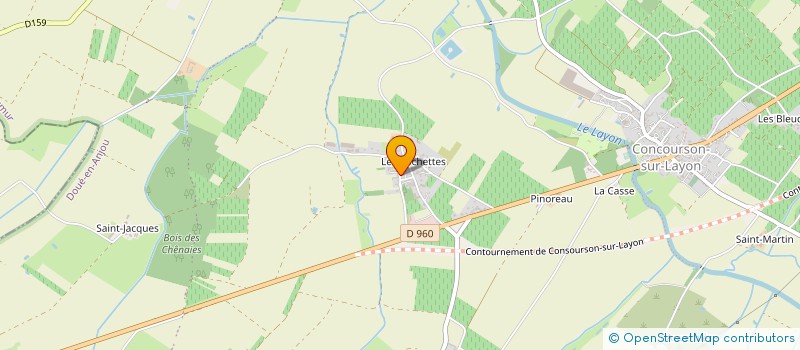 localisation de l'entreprise GASAPIJU II  DOUE-EN-ANJOU