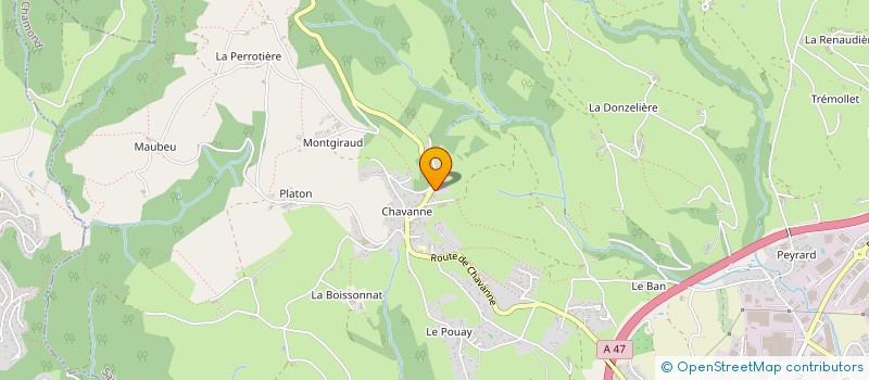 localisation de l'entreprise GASB IMMOBILIER  SAINT-CHAMOND